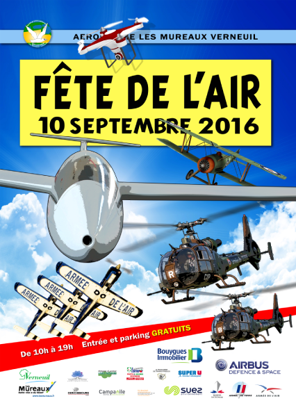 Affiche Fête de l'Air 2016