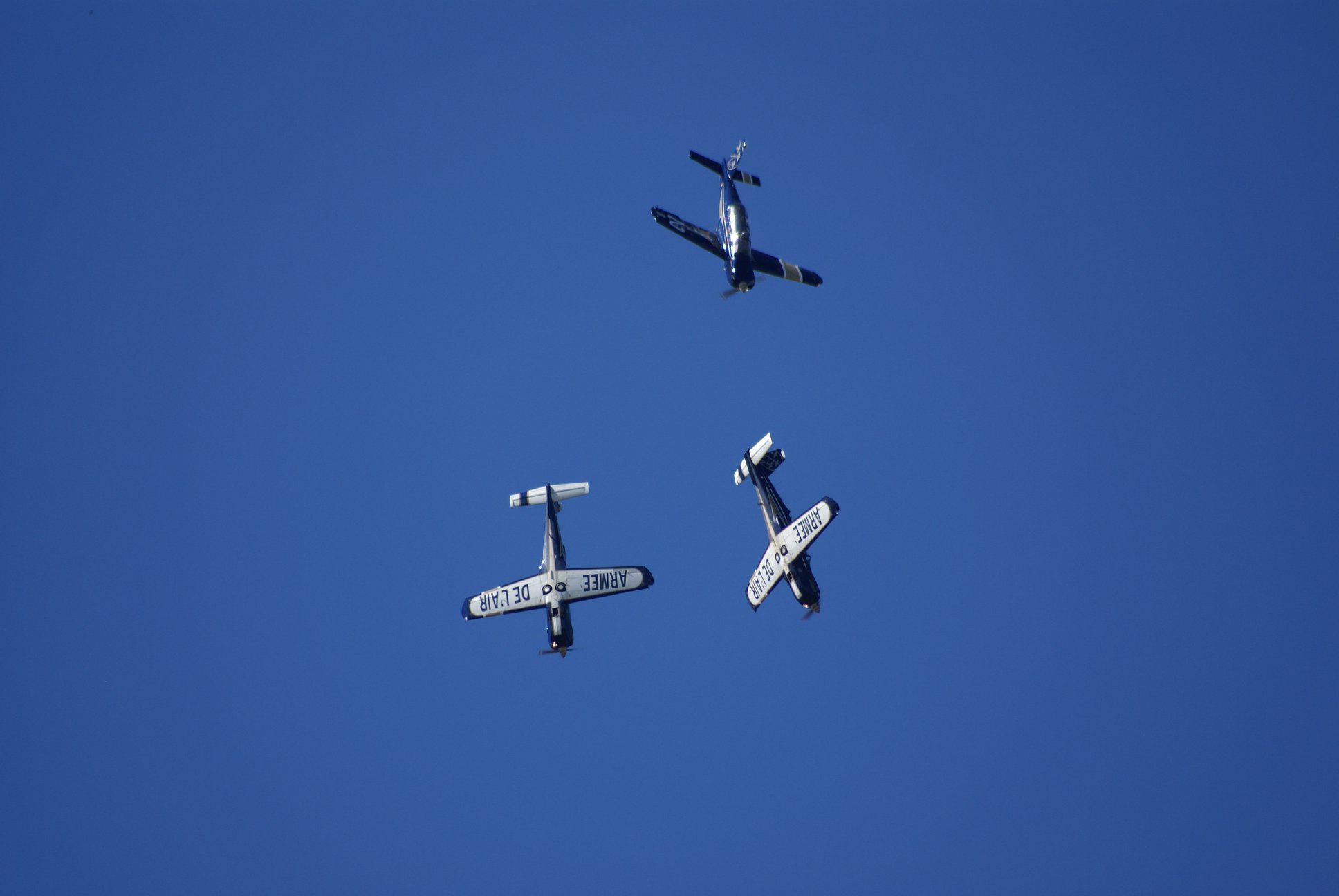 Avions de voltige en formation